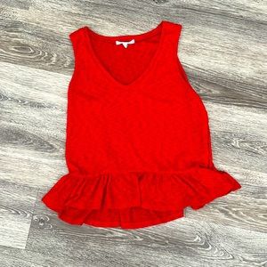 Peplum tank